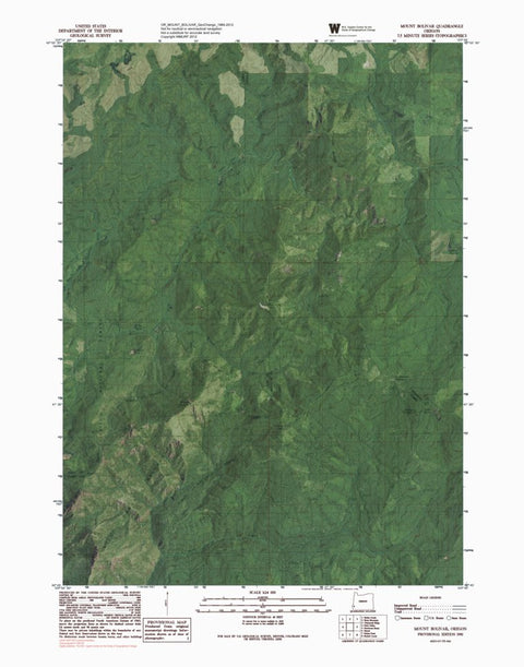 OR-MOUNT BOLIVAR: GeoChange 1984-2012 Preview 1