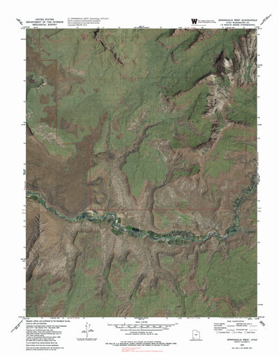 UT-SPRINGDALE WEST: GeoChange 1973-2011 Preview 1
