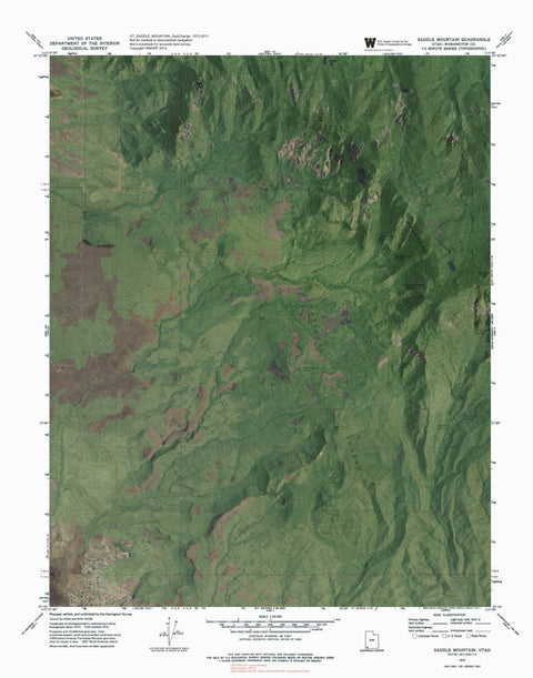 UT-SADDLE MOUNTAIN: GeoChange 1972-2011 Preview 1