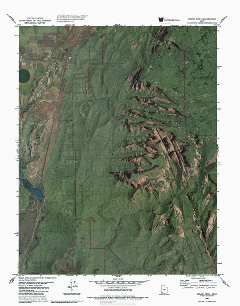 UT-KOLOB ARCH: GeoChange 1973-2011 Preview 1