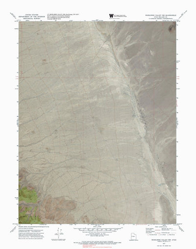 UT-WHIRLWIND VALLEY NW: GeoChange 1971-2011 Preview 1