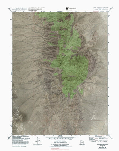 UT-SAND PASS NW: GeoChange 1963-2011 Preview 1