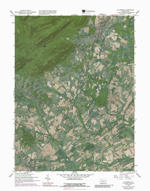 PA-DILLSBURG: GeoChange 1951-2013 Preview 1
