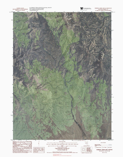 NV-ROBERTS CREEK MOUNTAIN: GeoChange 1982-2010 Preview 1