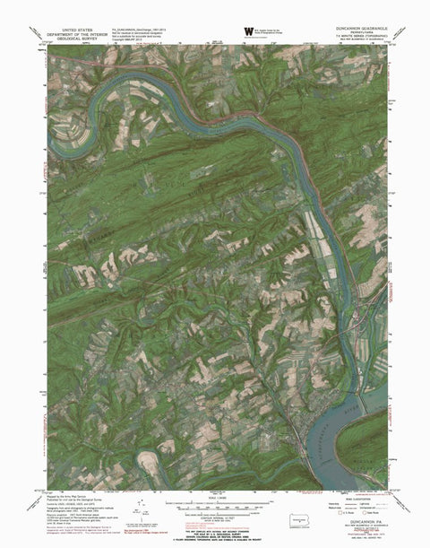 PA-DUNCANNON: GeoChange 1951-2013 Preview 1