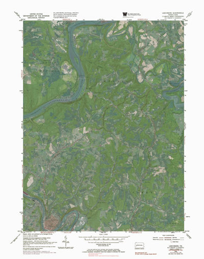 PA-LEECHBURG: GeoChange 1952-2013 Preview 1