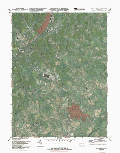 PA-MOUNT PLEASANT: GeoChange 1962-2013 Preview 1