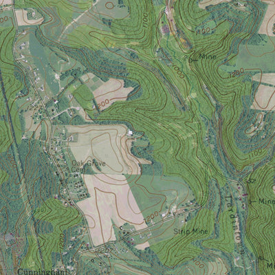 PA-CURTISVILLE: GeoChange 1952-2013 Preview 2