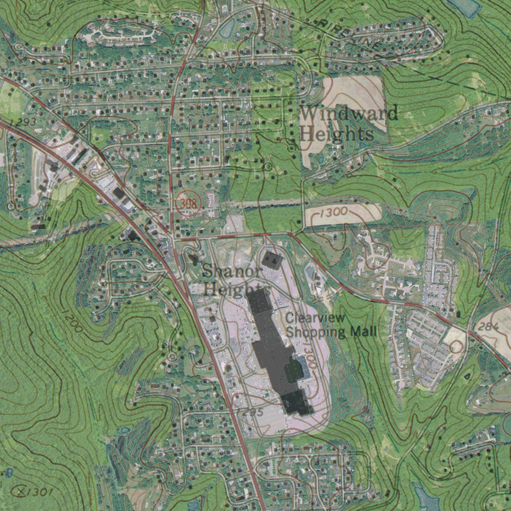 PA-MOUNT CHESTNUT: GeoChange 1962-2013 Map by Western Michigan ...