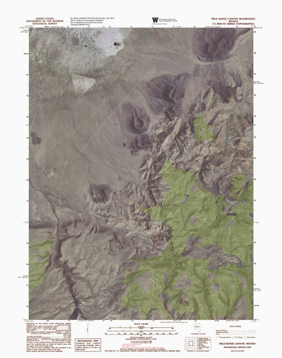NV-WILD RANGE CANYON: GeoChange 1957-2010 Preview 1