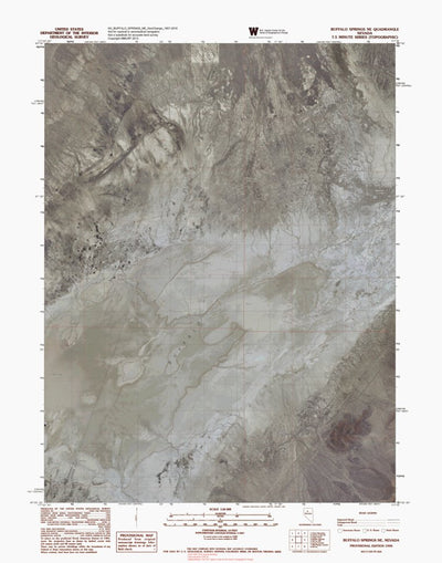 NV-BUFFALO SPRINGS NE: GeoChange 1957-2010 Preview 1