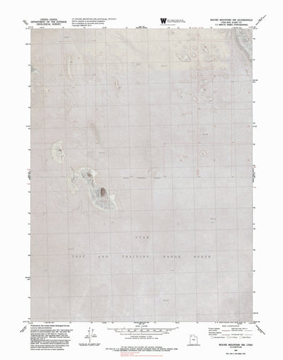 UT-ROUND MOUNTAIN NW: GeoChange 1973-2011 Preview 1