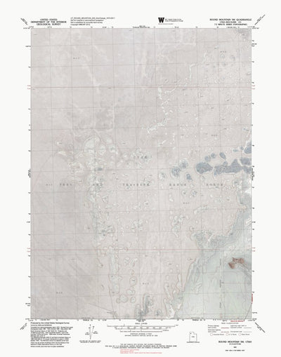 UT-ROUND MOUNTAIN SW: GeoChange 1973-2011 Preview 1
