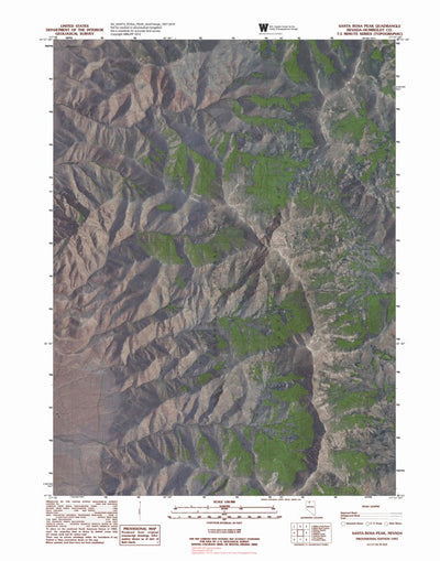 NV-SANTA ROSA PEAK: GeoChange 1957-2010 Preview 1