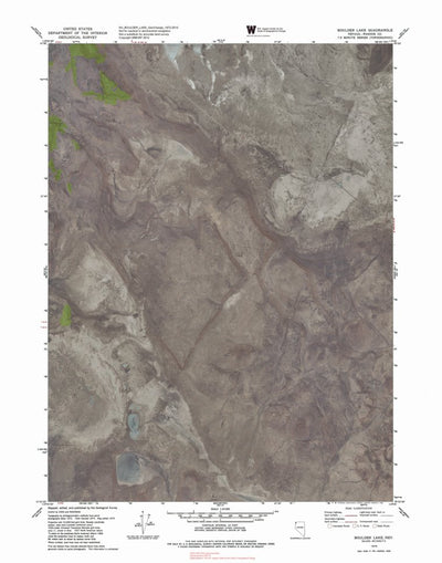 NV-BOULDER LAKE: GeoChange 1972-2010 Preview 1