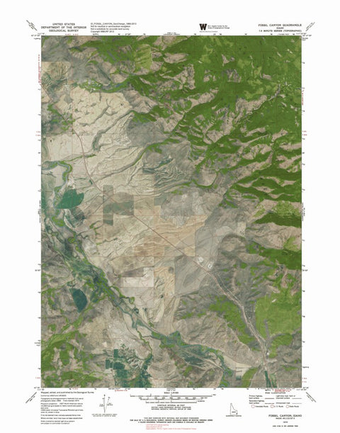 ID-FOSSIL CANYON: GeoChange 1969-2013 Preview 1