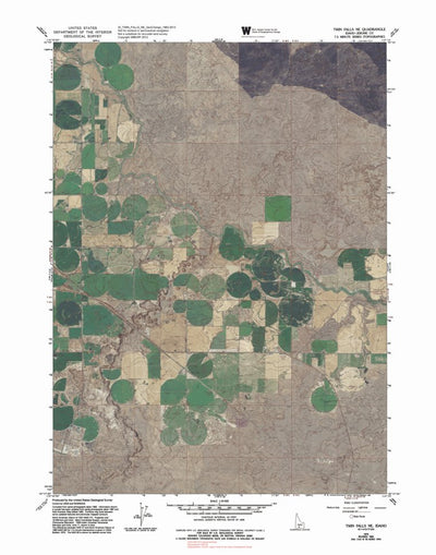 ID-TWIN FALLS NE: GeoChange 1962-2013 Preview 1