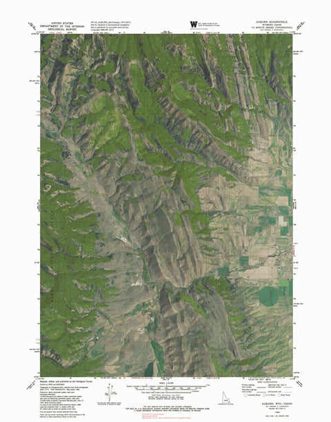 WY-ID-AUBURN: GeoChange 1973-2013 Preview 1