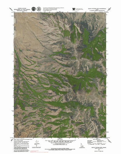 ID-SOUTH PUTNAM MOUNTAIN: GeoChange 1967-2013 Preview 1