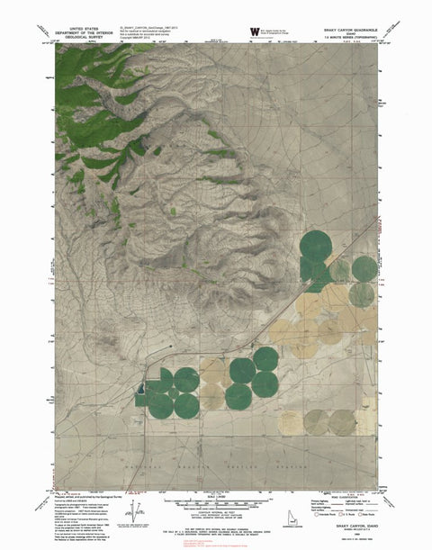 ID-SNAKY CANYON: GeoChange 1967-2013 Preview 1