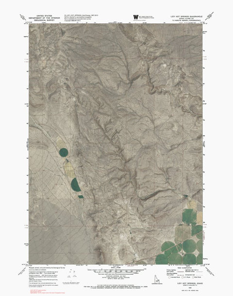 ID-LIDY HOT SPRINGS: GeoChange 1967-2013 Preview 1
