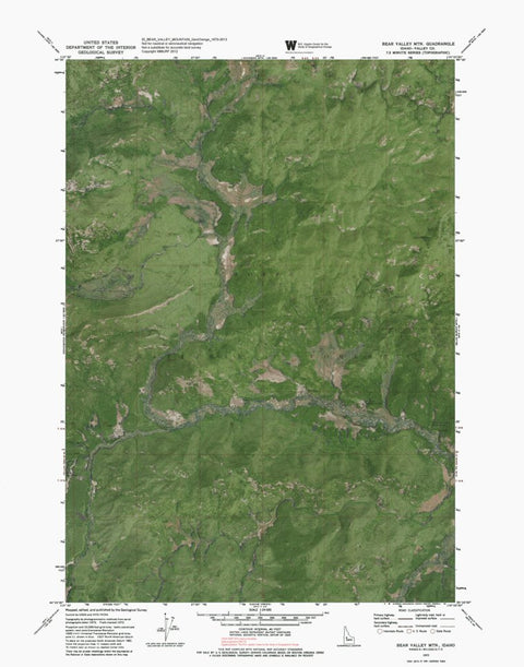 ID-BEAR VALLEY MOUNTAIN: GeoChange 1970-2013 Preview 1