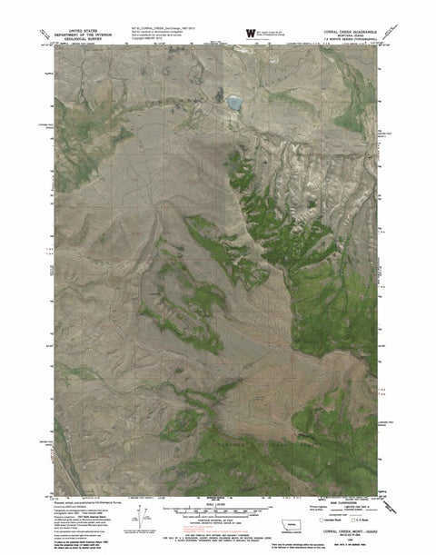 MT-ID-CORRAL CREEK: GeoChange 1967-2013 Preview 1