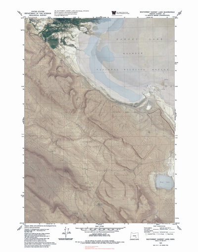 OR-SOUTHWEST HARNEY LAKE: GeoChange 1972-2012 Preview 1