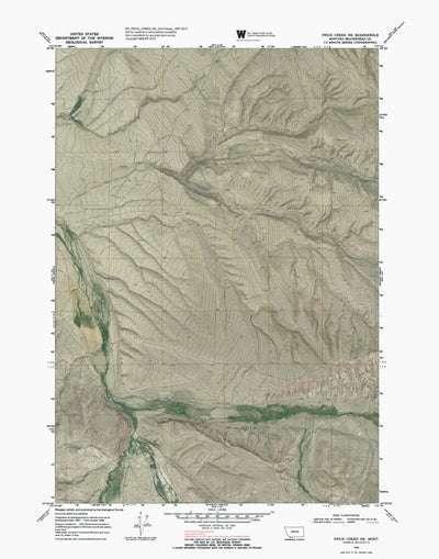 MT-PRICE CREEK NE: GeoChange 1967-2013 Preview 1