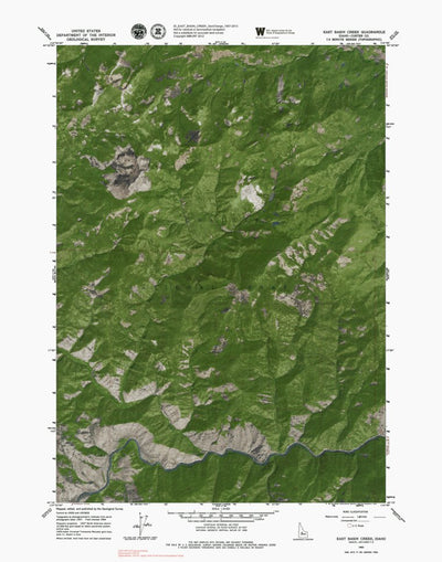 ID-EAST BASIN CREEK: GeoChange 1957-2013 Preview 1