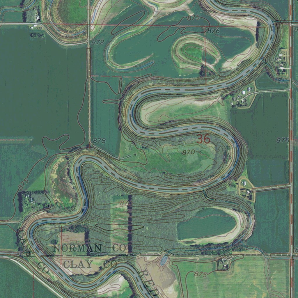 MN-ND-PERLEY: GeoChange 1961-2013 Map by Western Michigan University ...