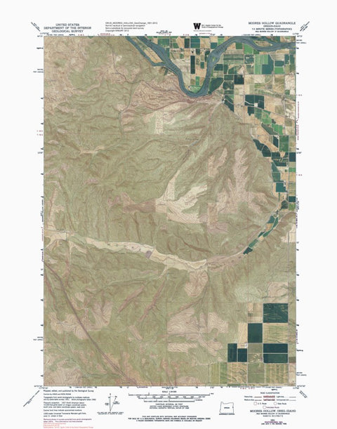 OR-ID-MOORES HOLLOW: GeoChange 1951-2012 Preview 1