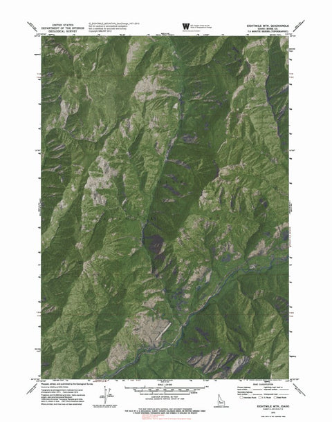 ID-EIGHTMILE MOUNTAIN: GeoChange 1971-2013 Preview 1