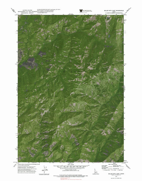 ID-MILLER MOUNTAIN EAST: GeoChange 1971-2013 Preview 1