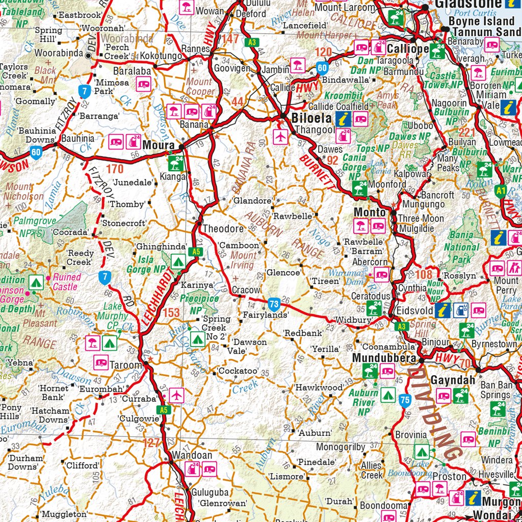 Hema - Queensland State Map by Hema Maps | Avenza Maps