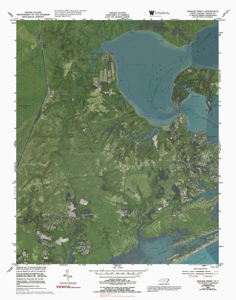 NC-SNEADS FERRY: GeoChange 1927-2012 Preview 1