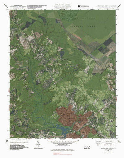 NC-JACKSONVILLE NORTH: GeoChange 1974-2012 Preview 1