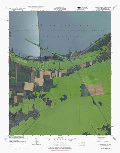 NC-NEW HOLLAND: GeoChange 1948-2012 Preview 1