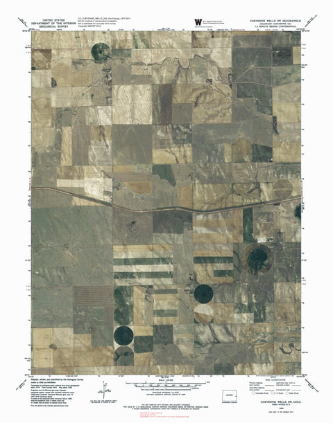 CO-CHEYENNE WELLS SW: GeoChange 1975-2011 Preview 1