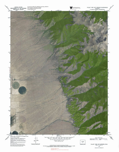 CO-VALLEY VIEW HOT SPRINGS: GeoChange 1966-2011 Preview 1