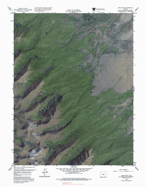 CO-HORN PEAK: GeoChange 1953-2011 Preview 1