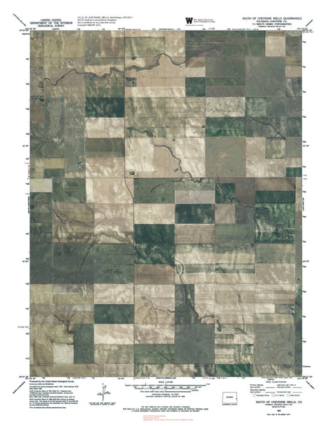 CO-S OF CHEYENNE WELLS: GeoChange 1975-2011 Preview 1