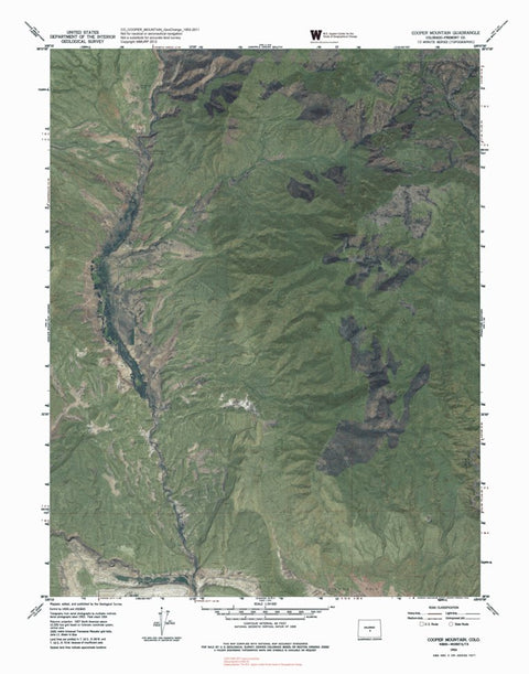 CO-COOPER MOUNTAIN: GeoChange 1953-2011 Preview 1