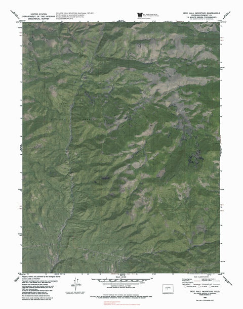 CO-JACK HALL MOUNTAIN: GeoChange 1975-2011 Preview 1