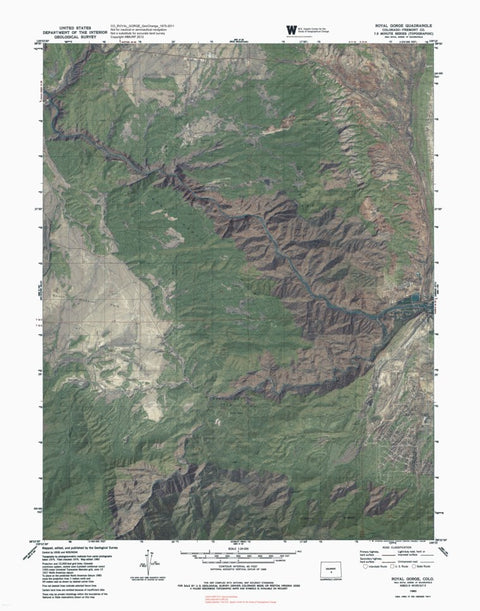 CO-ROYAL GORGE: GeoChange 1975-2011 Preview 1