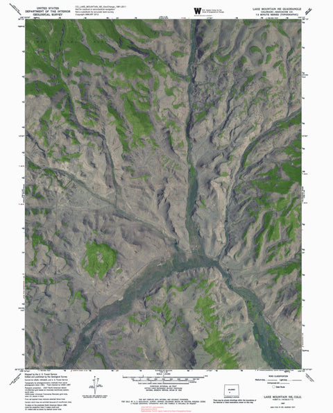 CO-LAKE MOUNTAIN NE: GeoChange 1961-2011 Preview 1