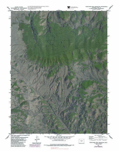 CO-THIRTYNINE MILE MOUNTAIN: GeoChange 1975-2011 Preview 1