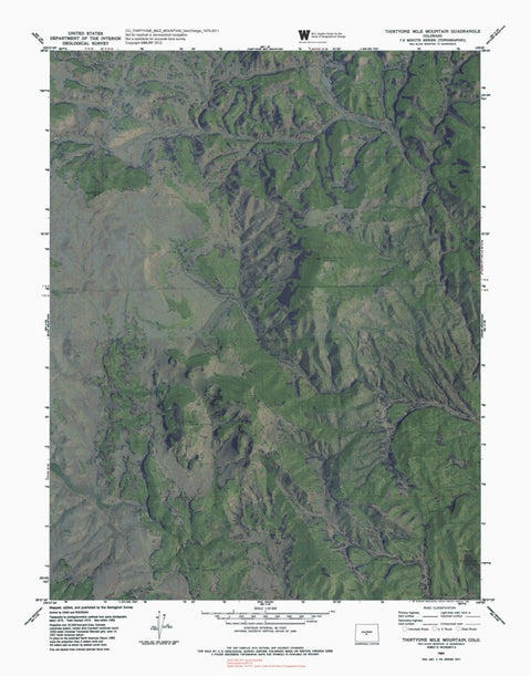 CO-THIRTYONE MILE MOUNTAIN: GeoChange 1975-2011 Preview 1