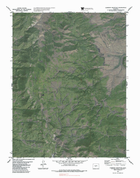 CO-CAMERON MOUNTAIN: GeoChange 1975-2011 Preview 1