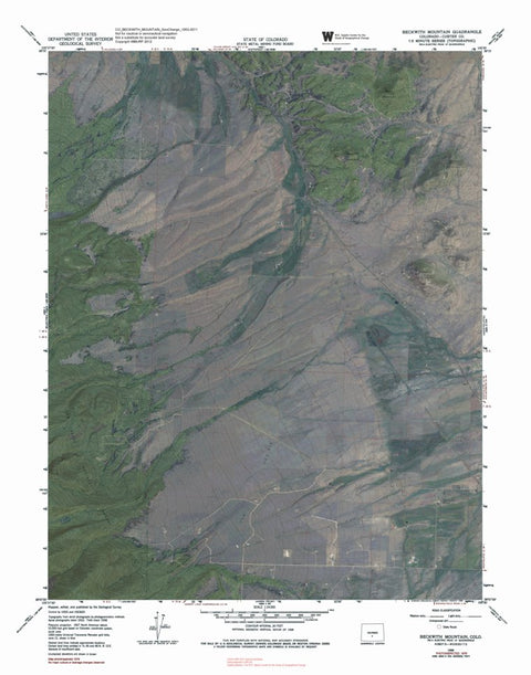 CO-BECKWITH MOUNTAIN: GeoChange 1953-2011 Preview 1
